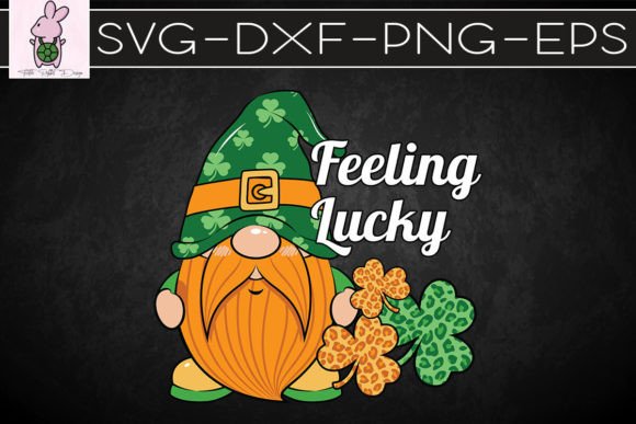Feeling Lucky Gnome SVG