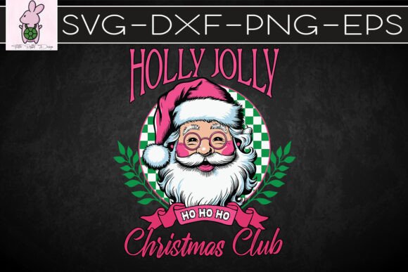 Holly Jolly Pink Coquette Christmas SVG