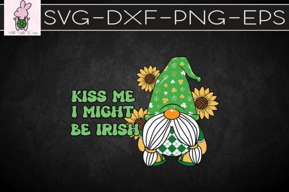 Kiss Me Irish Gnomes SVG