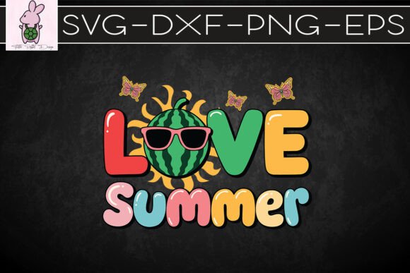 Love Summer with Watermelon SVG