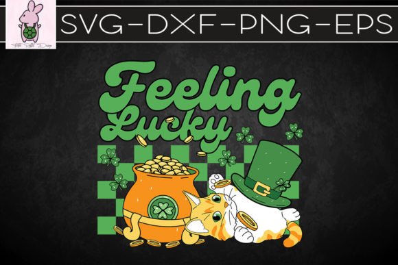Lucky Cat St Patrick s SVG