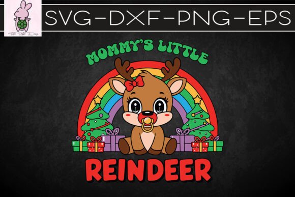 Mommy s Little Reindeer Christmas SVG