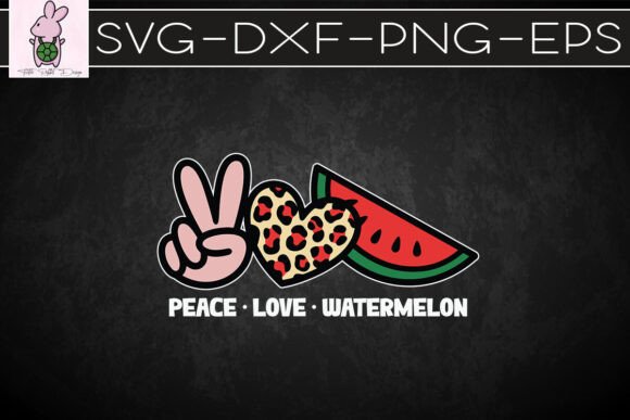 Peace Love Watermelon Hello Summer SVG
