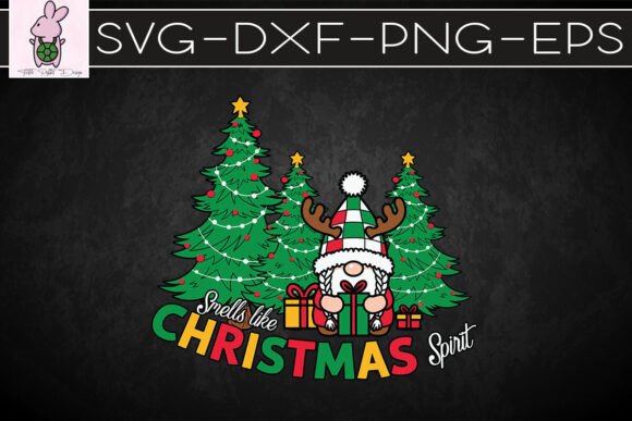 Smells Like Christmas Spirit Gnome SVG